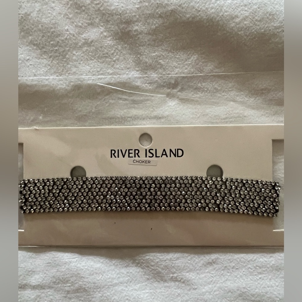 Diamanté Chocker, Never worn.